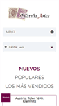 Mobile Screenshot of filateliaarias.com